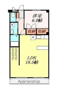 サザール一本木【102号室】の間取り