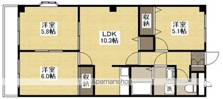 あかりA【2階】の間取り