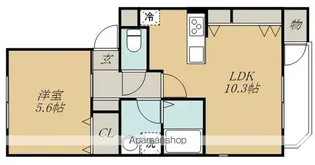 ミント【3階】の間取り