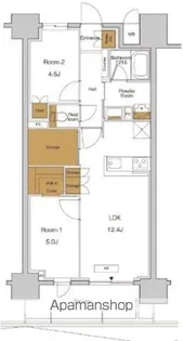 RJRプレシア東十条ガーデン【13階】の間取り