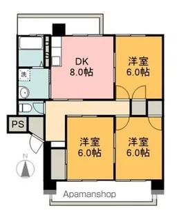 あいマンション【302号室】の間取り