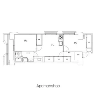 NOIE旭橋【601号室】の間取り