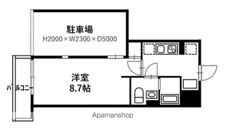 LIVCITY亀戸【1階】の間取り