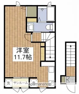 COMMON関屋大川前 B棟【2階】の間取り