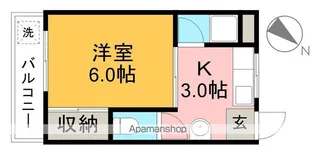 シティーライフ比島【2階】の間取り