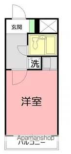 ケントコート藤沢善行【1階】の間取り