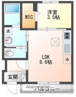 AZURE【1階】の間取り