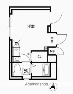 CREAL王子NORTH【3階】の間取り