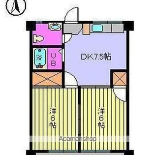 ヴィラージュ星岡【2階】の間取り
