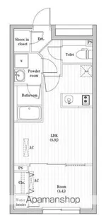 コンポジット渋谷本町【3階】の間取り