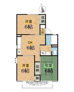 ハイツ小池【205号室】の間取り