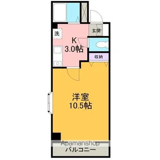 サイリッチ久後崎【207号室】の間取り