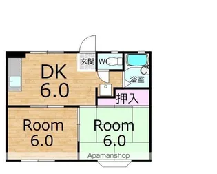 ドミール21【106号室】の間取り