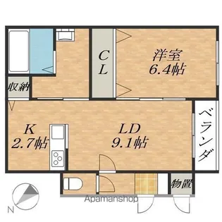 PEARL【3階】の間取り