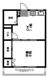 ビューラー柏木【1階】の間取り