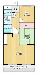 南千里OMパレス【202号室】の間取り