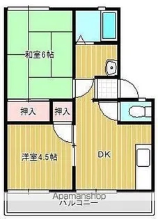 幸町・聖ハイツ【2階】の間取り