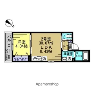 シティハウス八潮【1階】の間取り