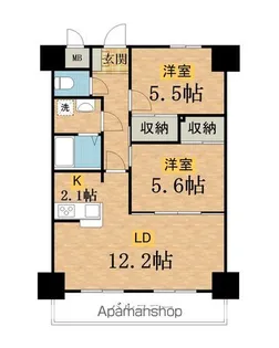 LIVE・TOPIA八王子【6階】の間取り