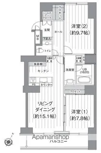 T’S GARDEN北柏 2号棟【1001号室】の間取り