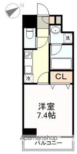 パークフラッツ本町【11階】の間取り