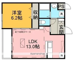 ルネス フルーレ【2階】の間取り