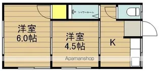 五月荘【205号室】の間取り
