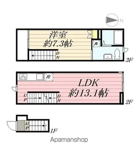 熊野前BASE(仮称)【2階】の間取り