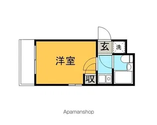 キャトルセゾン東橋本【3階】の間取り