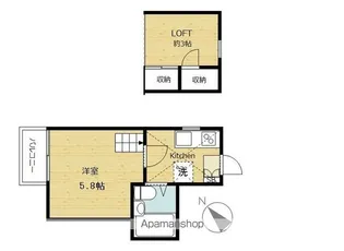 メゾンオンブリック【103号室】の間取り