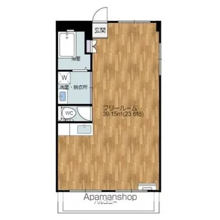 ラ・メゾンあさひ【202号室】の間取り