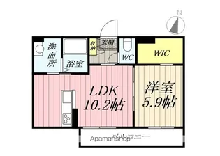 埼玉県三郷市中央5丁目【アパート】の間取り