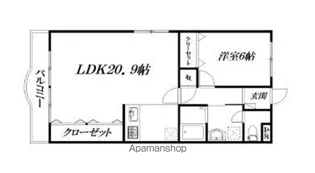 レジデンス上島【203号室】の間取り