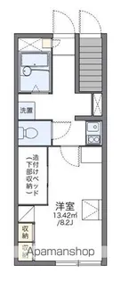 レオパレスメープル【103号室】の間取り