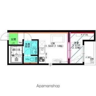 RADIANCE名城公園S棟【302号室】の間取り