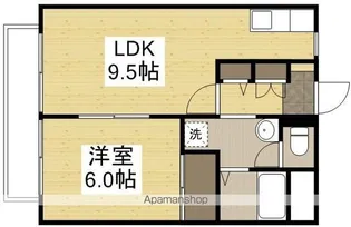 ヴェルディ青江【1階】の間取り