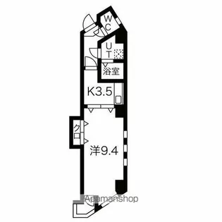 グランデ城西【7階】の間取り