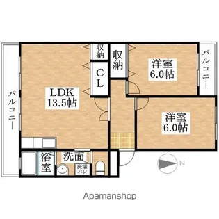 ホープ21【301号室】の間取り