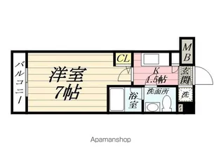 MAJOR LAND横濱鶴見【6階】の間取り