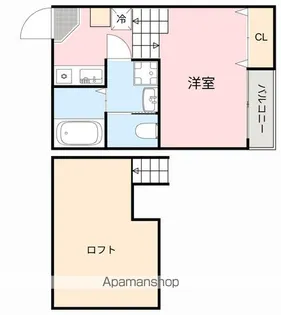 ラ・フォーレ東照宮【1階】の間取り