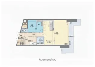 メゾン團九郎【3階】の間取り