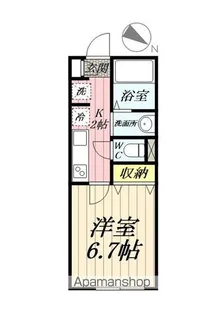 埼玉県八潮市大字垳【アパート】の間取り