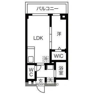 ラシーネ錦町【407号室】の間取り