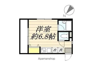 ランドヒルズウエストA棟【2階】の間取り