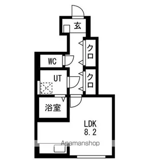 GRANDIR城北【103号室】の間取り