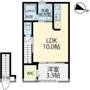 BELK安宅【202号室】の間取り