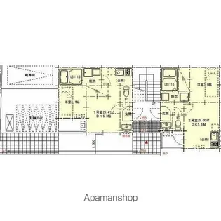 ハーモニーテラス押木田町【102号室号室】の間取り