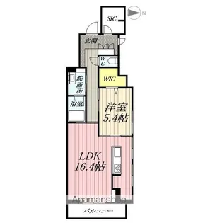 埼玉県三郷市新和3丁目【マンション】の間取り