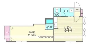 ヘアーコレクションビル【211号室】の間取り