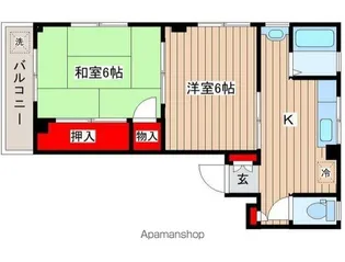 しゅんせいハイツⅢ【2階】の間取り